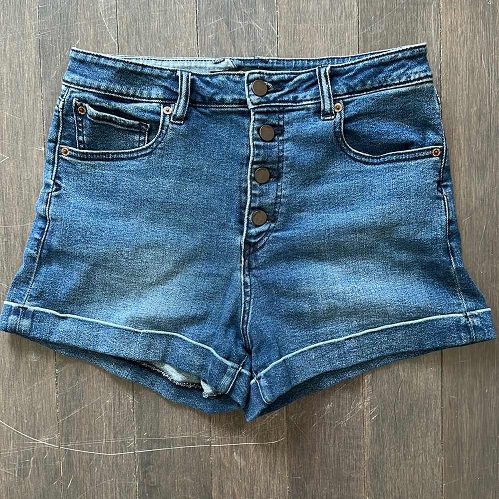 Volcom High Rise Jeans Shorts
